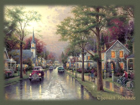 Artwork of Thomas Kinkade